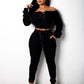 Fashion Casual Sports Suit With Eyelet And Drawstring Neckline - Hendrick Brun