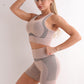 Two-Piece Seamless Quick-Drying Bra And Shorts