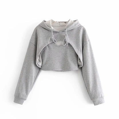 Hooded Sweatshirt Vest Suit - Hendrick Brun