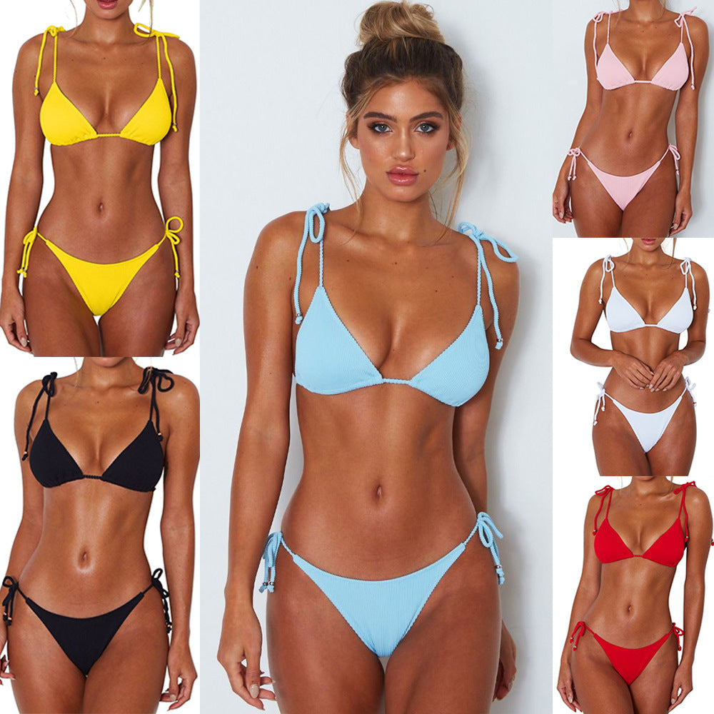 Bikini, Women''s Swimwear, Bikini, Bikini, Bikini, Bikini, Bikini, Bikini, Bikini, 6-color Bikini Pit Band, American and European WISH Amazon New Products Manufacturer, 2021