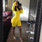 Women's Jumpsuit Spandex Shorts One-Piece Long Sleeve - Hendrick Brun