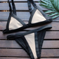Two Colored Triangle Top Bikini