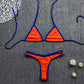 Three-point contrast bikini