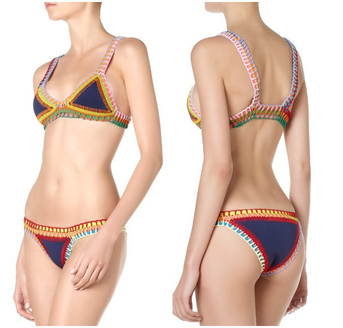 Hand-woven beach Bikini