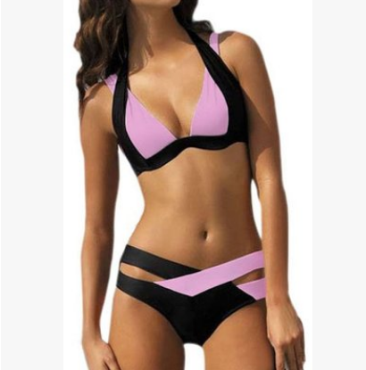 Multi-Color Two Piece Bandage Bikini set