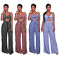 Stripped Loose Fitting Jumpsuit