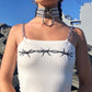 Printed Gothic Chain Camisole - Hendrick Brun