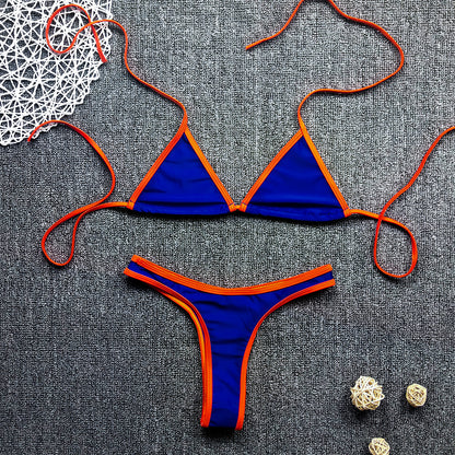 Three-point contrast bikini