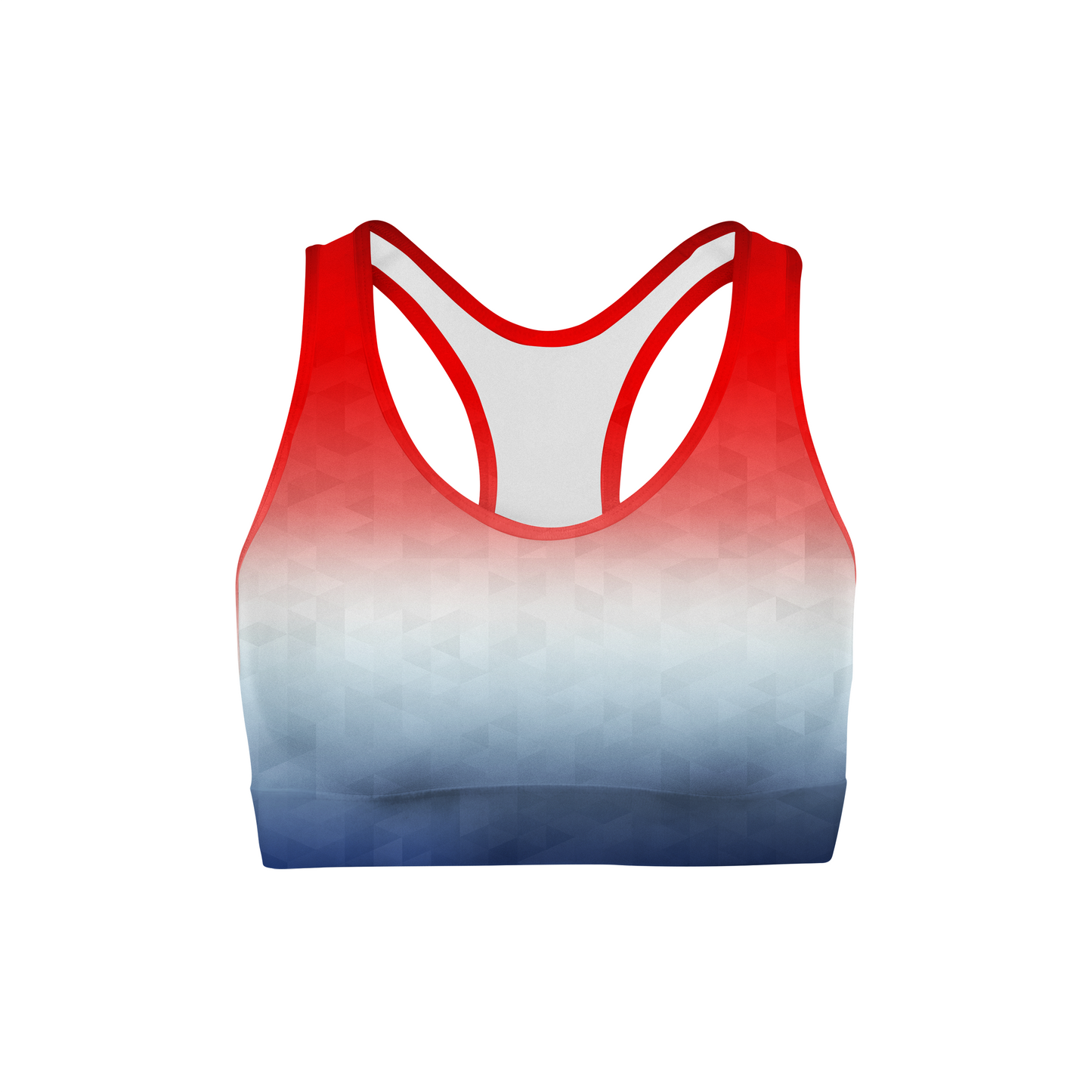 Patriotic Triangles Sports Bra - Hendrick Brun